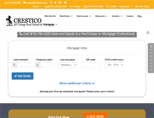 Tablet Screenshot of crestico.com